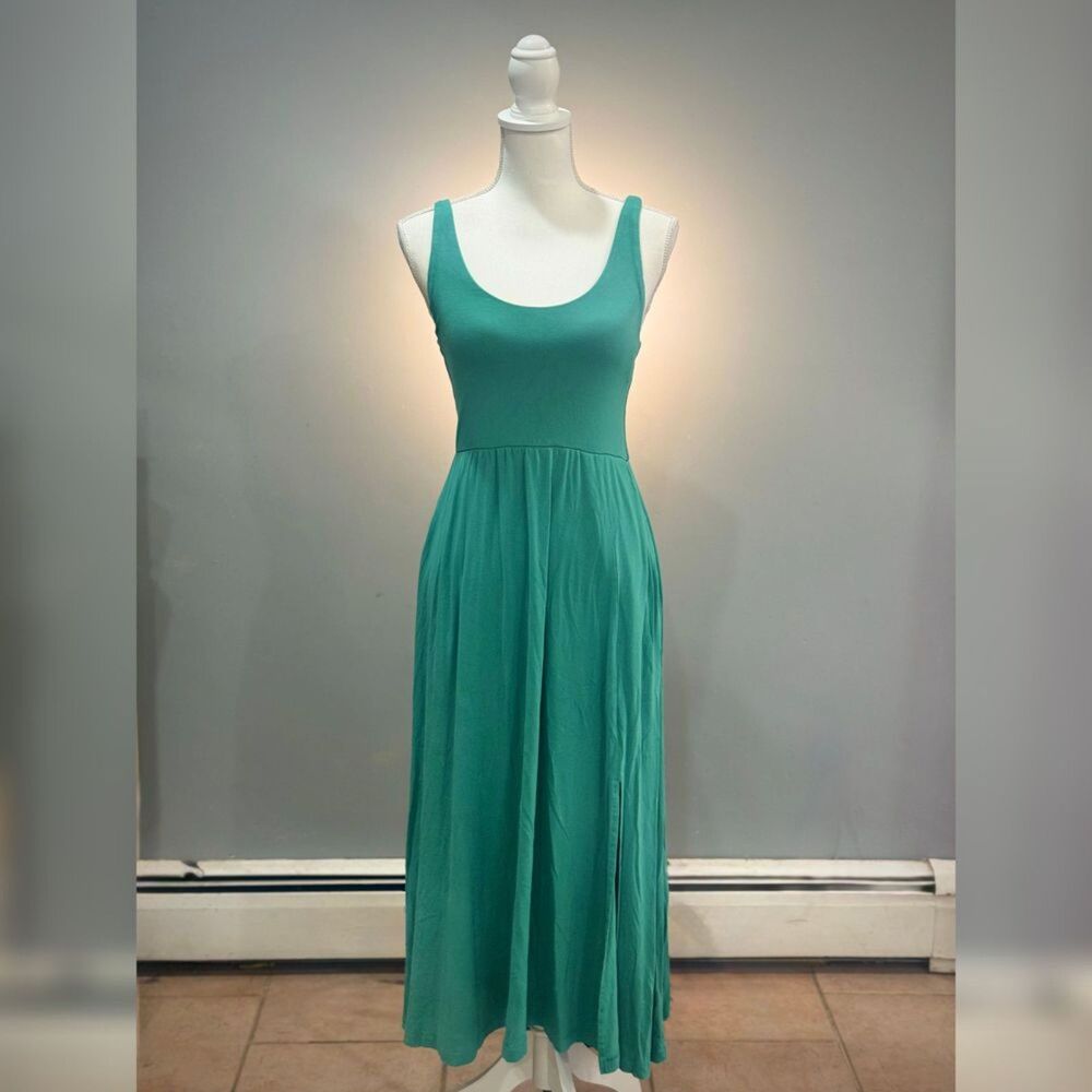 Green A New Day Scoop Neck Tank Dress Size XS EUC